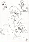 Maguzi Is Playing With Ranma?????