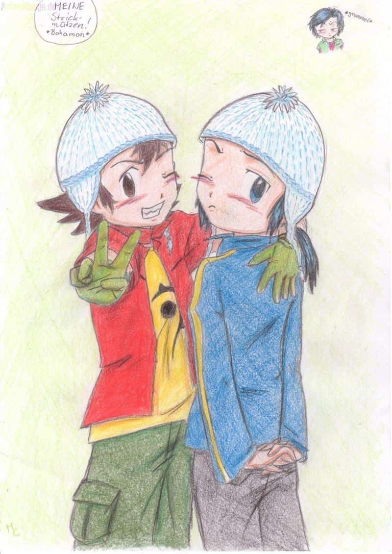 Strickmützen-Wahn (Takuya u. Kouji)