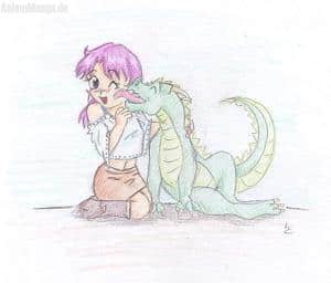 Mädchen&amp;Drache