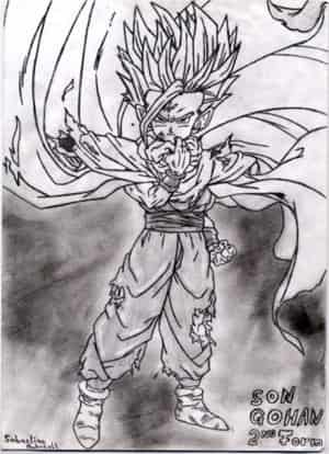 Angry SSJ2 Gohan