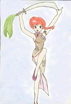 Ranma-chan fighting(Farbe)