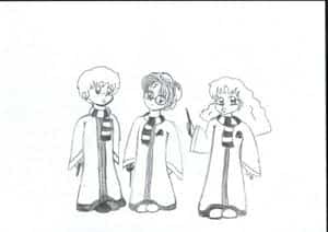 Harry Potter mit Freunden