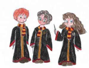 Harry Potter mit Freunden