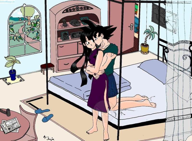 Chichi und Goku im Schlafzimmer (halbfertig)