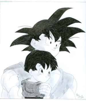 Son-Goku und Pan by Dunja