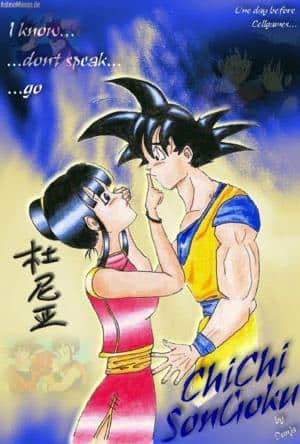Dont speak... (Chichi&Goku)