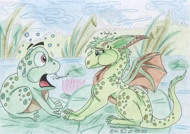 Kleiner Drache Waldmeister (mein Cara)