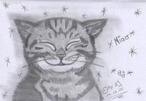 Grinsendes Kätzchen!^^