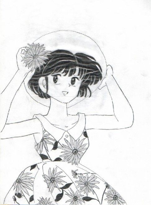 Akane im Sommerkleid