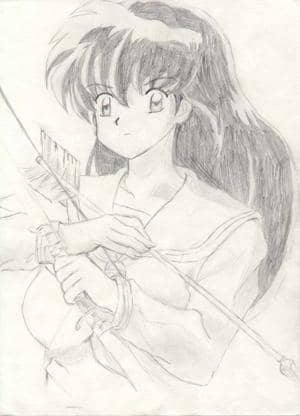 Kagome die Bogenschützin aus Inu yasha
