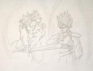 Trunks vs Son Goku
