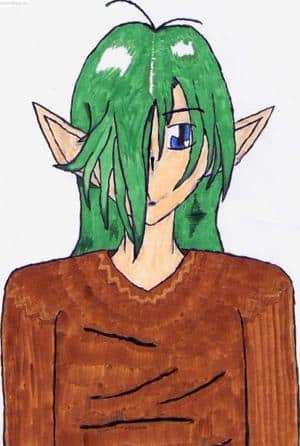 Erstes Bild mit Copics