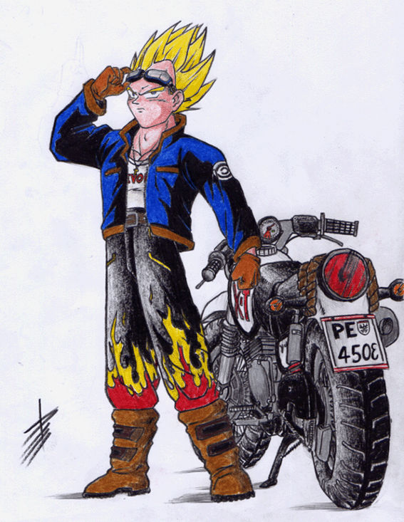 Vegeta in der Freizeit