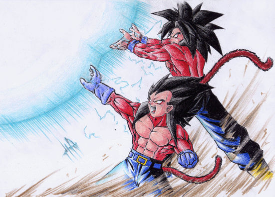 Goku & Vegeta Ssj4