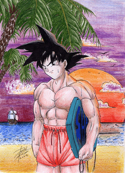 Son Goku mal anders