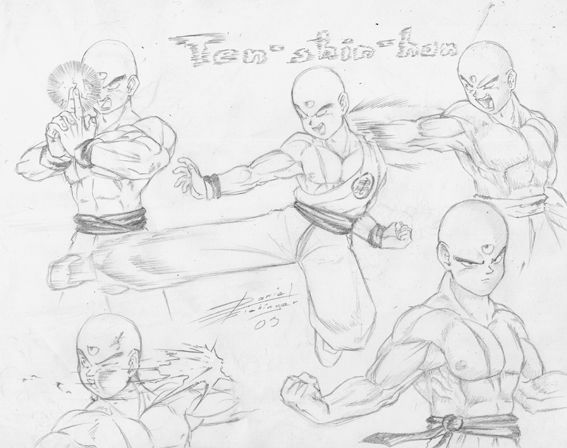 Ten-shin-han Skizzen