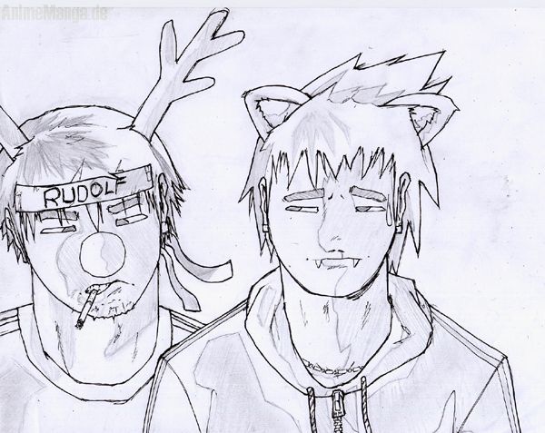 Das kommt auch noch in farbe : Rudolf und Bunny