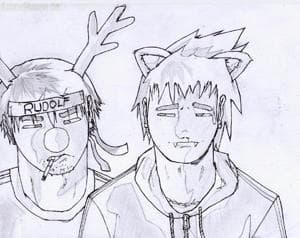 Das kommt auch noch in farbe : Rudolf und Bunny