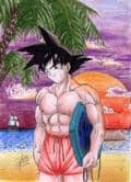 Son Goku mal anders