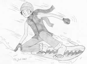 Snowboarder Ruffy