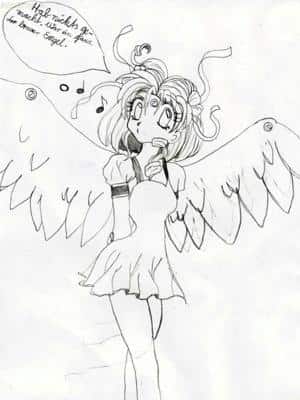 Das bin ich als Engel