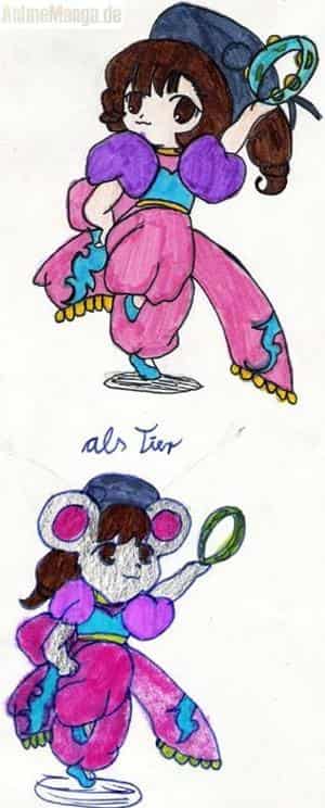 Sumomo wird zur Maus