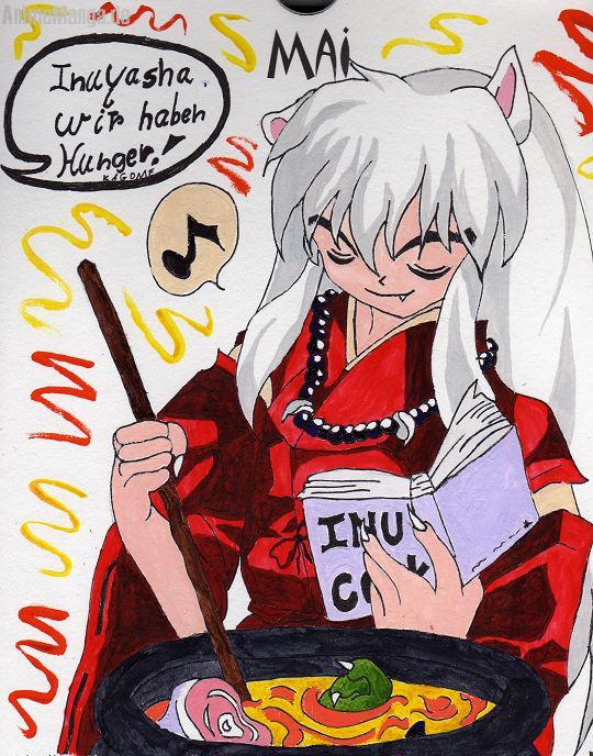 Inu yasha beim Kochen ............wer möchte Probieren!?^^°
