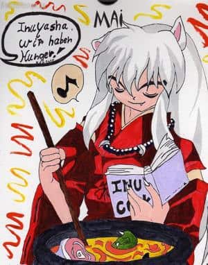 Inu yasha beim Kochen ............wer möchte Probieren!?^^°