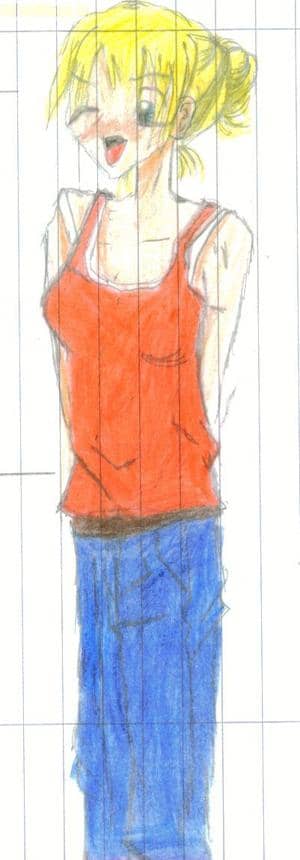 Ein Mädchen im Stil von Brussian Blue