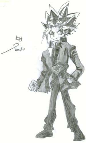 Es sollte eigenlich Yugi werden sieht aber aus wie Yami..