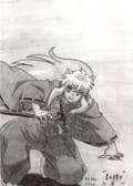 Inu Yasha in Kampf Position