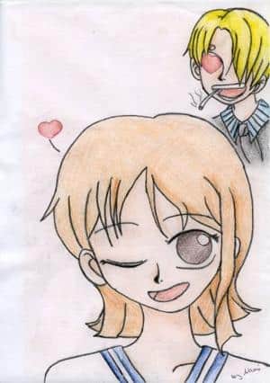 Nami und Sanji
