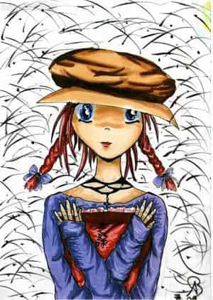 knuffiges, süßes Mädel