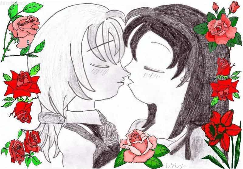 Kuss - Garnet und Zidane