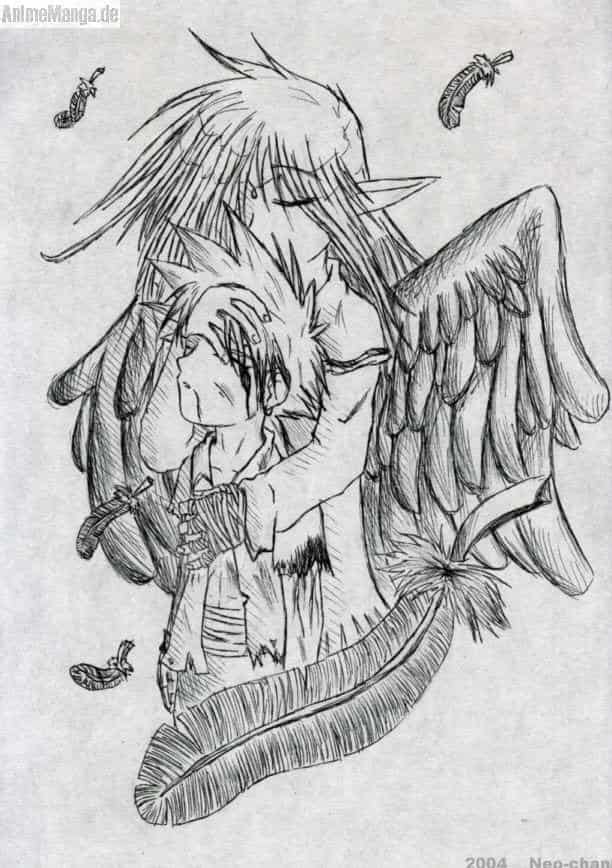 In the arms of an angel