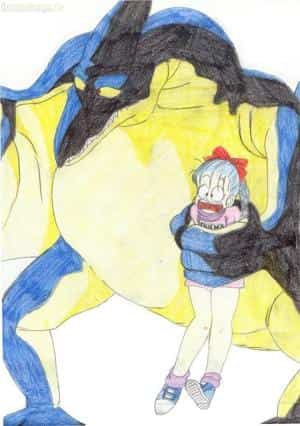 Flugsaurier mit Bulma