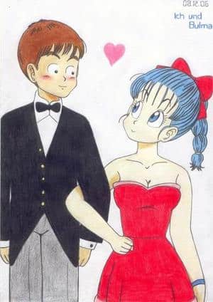 Bulma und Ich auf dem Ball
