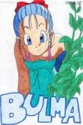 Bulma beim Gärtnern