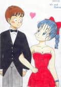 Bulma und Ich auf dem Ball