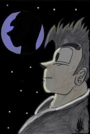 She's my girl in the moon