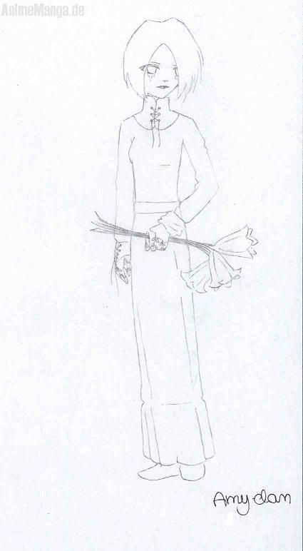 Das Schwarze Blumenm&auml;dchen (skizze)