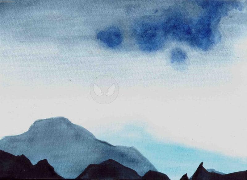 On the mountains.. XD