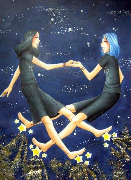 zwei Gelsen und ein Strick