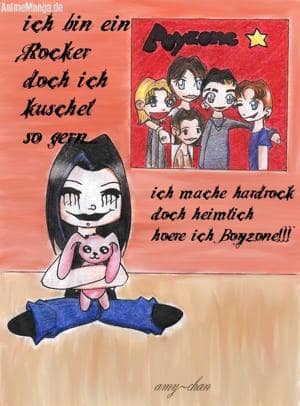 Cradle of filth feat. Boyzone oder Ich bin ein Rocker doch ich kuschel so gern!