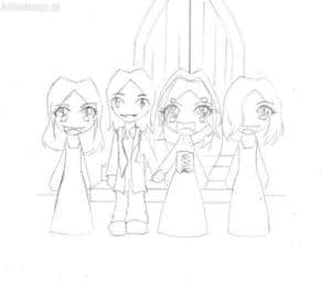 Outlines Hochzeitsfoto