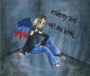 Inside My Shell I Wait And Bleed...