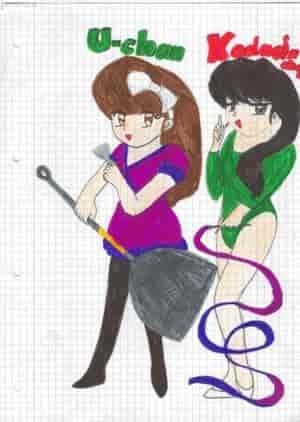 Ukio und Kodachi als sie klein waren