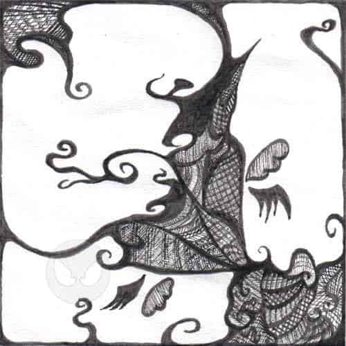 erste tuschzeichnung