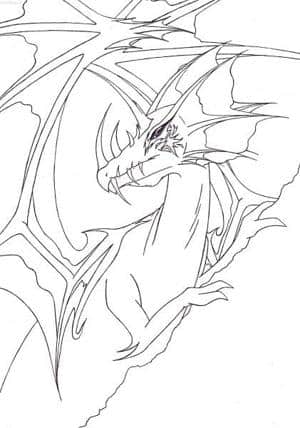 drachen outline