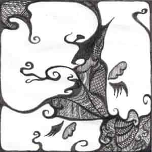 erste tuschzeichnung